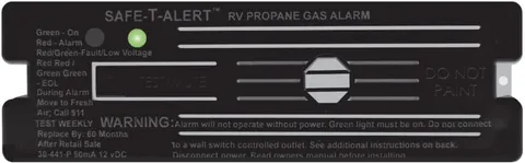 - Classic LP Gas Alarm - Surface Mount Black - 30-441-P-BL