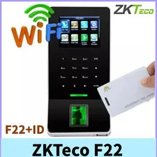ZKTeco F22 WIFI+ID TCP/IP Biometric Fingerprint Time Attendance Access Control