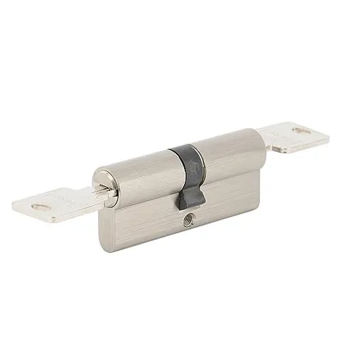 Locks- Euro Profile Cylinder, 70mm(30/10/30) 2 70mm (30/10/30) Satin Nickle