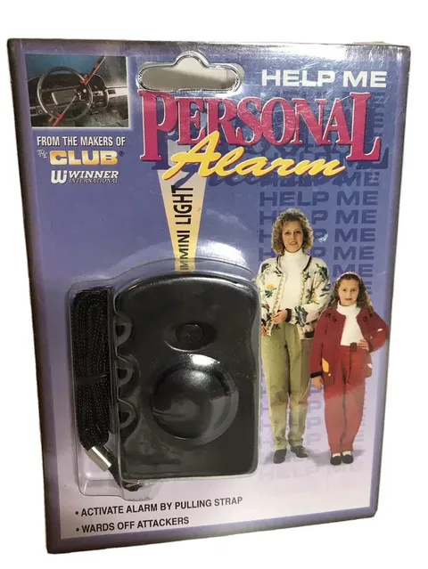 Wwinner International Personal Travel Alarm Self Activates Alarm Has Light