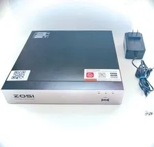 ZOSI 3K Lite 8Ch CCTV ZR08VN Analog DVR Powers On W/ Ac Adapter. No Hard Drive.
