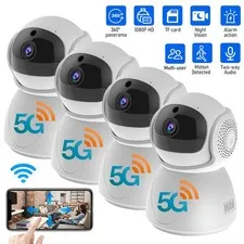 360° 1080P IP Camera 5g / 2.4g Wi-Fi IR Night Smart Home Wireless Security Cam