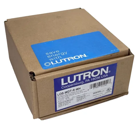 Lutron LOS-WDT-R-WH Occupancy Sensor Dual Teck Wall Mount - NEW
