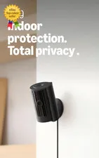 Indoor Cam Home or Business Security in 1080P HD Video Black