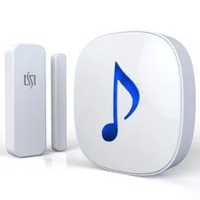 Wireless Door/Window Magnetic Sensor Alarm-600 Feet Long Wireless Transmissio...