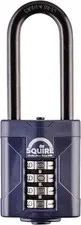 Squire Heavy Duty Padlock (CP50/2.5) - Toughest Extra Long Shackle - 4 Wheel Com