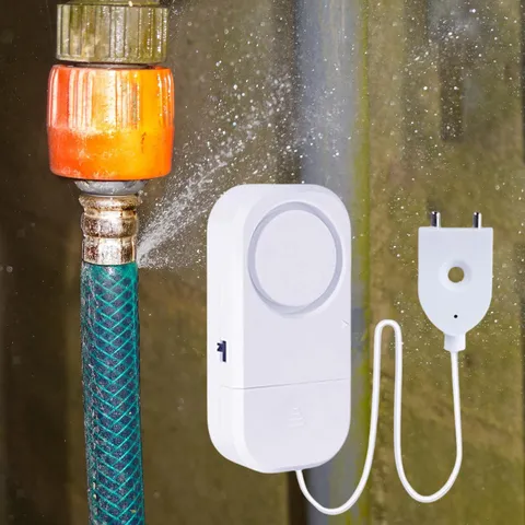 Water Leak Detector Wired Water Overflow Sensors for Home Basement Indoor