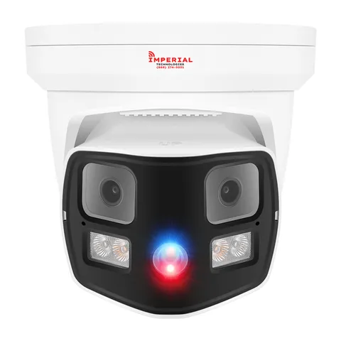 Imperial 8MP 4K PoE IP Security Camera 180° Dual Lens Audio Night Vision