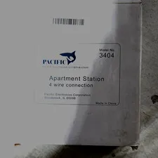 PACIFIC 3404 4-Wire Audio Intercom Apartment Station Door Entry Unit