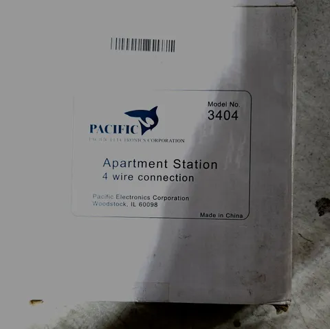PACIFIC 3404 4-Wire Audio Intercom Apartment Station Door Entry Unit