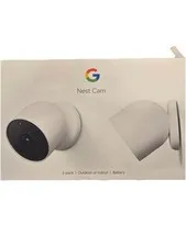Google NC2400ES Nest Cam Outdoor Security Camera - 2 Pack