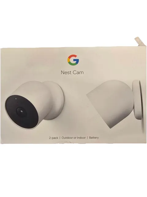 Google NC2400ES Nest Cam Outdoor Security Camera - 2 Pack