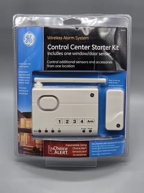 GE Wireless Alarm System Control Center Starter Kit 45142 New Sealed 
