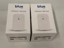 Lot of 2 Blue by ADT Wireless Motion Sensor SSM1R0-29 Pet Friendly White