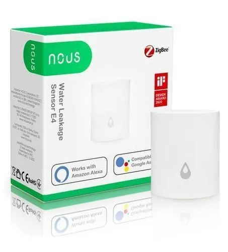 TUYA ZigBee Smart Water Leakage Sensor WiFi Wireless, NOUS E4