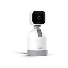 Blink Mini Pan-Tilt 360° Day Night Vision Security Camera White Alexa Motion New