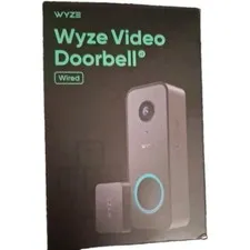 WYZE Doorbell Camera v2, 2K Security Video Doorbell with Color Night Vision NEW
