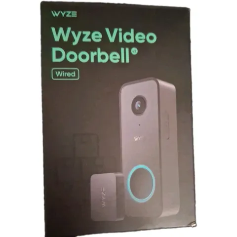 WYZE Doorbell Camera v2, 2K Security Video Doorbell with Color Night Vision NEW