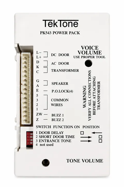 TekTone PK543 Power Pack Amplifier Door Entry Intercom Module New Open Box NOS