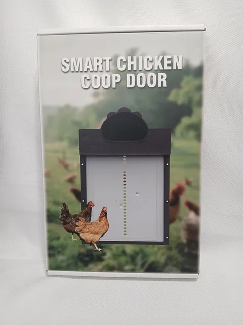 Smart Automatic Chicken Coop Door Solar Powered WiFi App Control Weather Proof