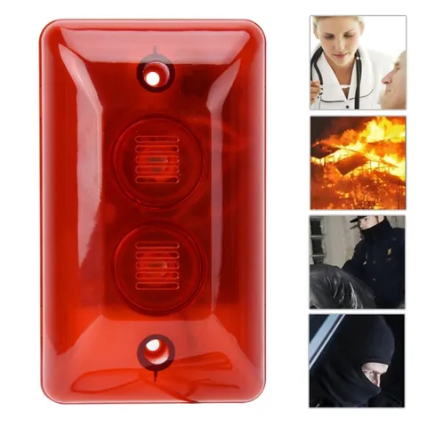 12V Wired Alarm Strobe Sound Siren Security Alarm for Business Protection