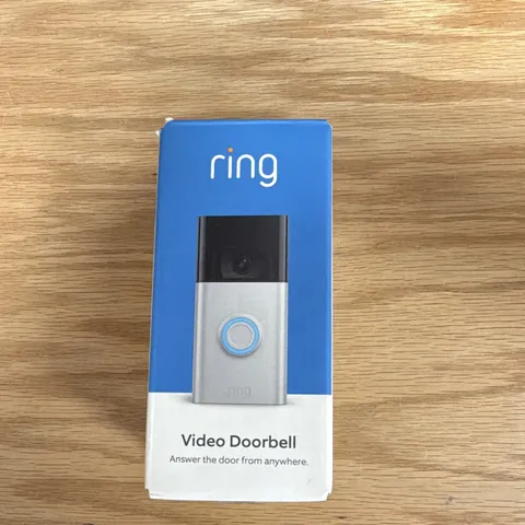Ring Video Doorbell Gen 2 Satin Nickel Smart Wireless Camera 1080p HD Video