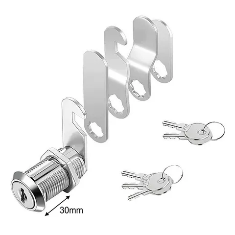 High Quality Cam Lock Cabinet Box Locker Mailbox Accessories With 5 Keys