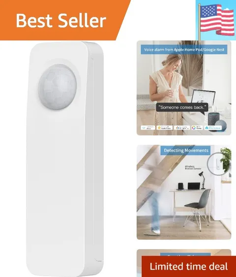 Zigbee Motion Sensor, Pet Friendly, Compatible with Home Assistant, SmartThin...