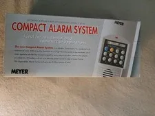 Meyer Compact Alarm System Complete Wired Hardwired Wall Mount w/ Keypad