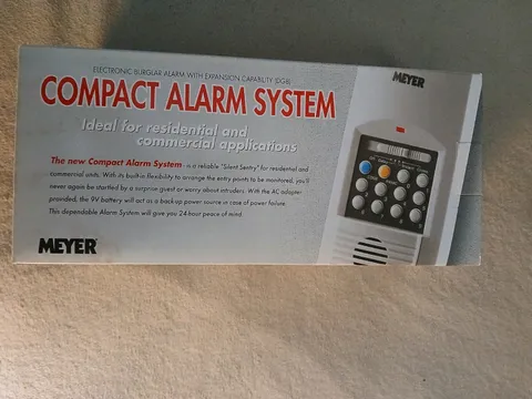 Meyer Compact Alarm System Complete Wired Hardwired Wall Mount w/ Keypad