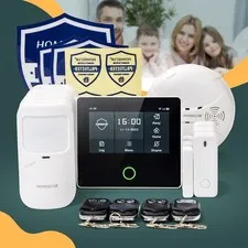 HOMSECUR Wireless WIFI 4G LCD Home House 4.3" Alarm System+Pet-Immune/Friendly