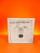 Blink Wired Floodlight Camera - Smart Security Camera, 2600 Lumens, White
