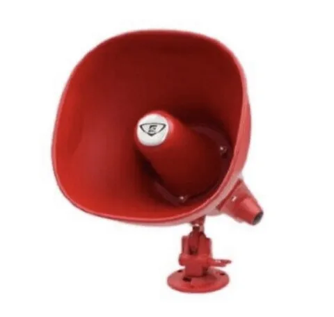 Edwards Signaling HPSA15R2570 25/70V 15 Watt Red Fire Speaker