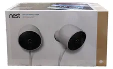 Nest Cam Outdoor Smart Security Camera - 2-Pack - NC2400ES - Sealed
