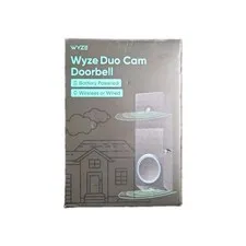 Wyze Duo Cam Doorbell Battery Powered Wireless/Wired Video Doorbell NEW
