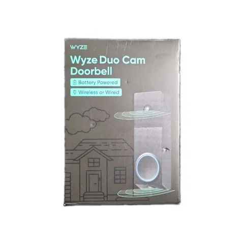 Wyze Duo Cam Doorbell Battery Powered Wireless/Wired Video Doorbell NEW