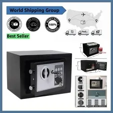 Compact 0.23 CuFt Electronic Safe Box with Keypad - Ideal for Valuables Storage