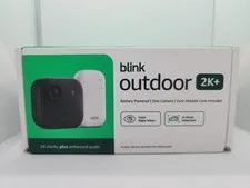 Blink Outdoor 2K+ Wireless Smart Security Camera, 2K Video, Color Night Vision