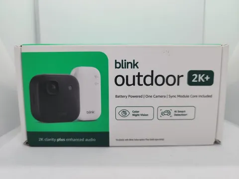 Blink Outdoor 2K+ Wireless Smart Security Camera, 2K Video, Color Night Vision