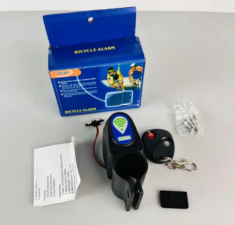 Wireless Anti-Theft Vibration Motorcycle Bike Security Alarm Remote