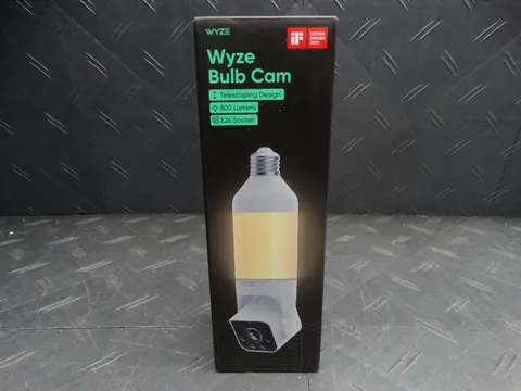 Wyze Bulb Cam Plug-In, HD Security Camera Outdoor Indoor Full Color Day & Night