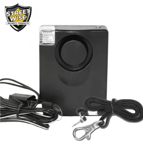 Streetwise Personal / Door Window Alarm w/ Light Purse Briefcase Backpack Alarm 