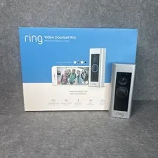 RING Video Doorbell Pro 1080p HD Motion Detection Hardwired Camera Complete