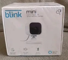 Blink Mini Smart Security Camera BCM00300U HD Indoor Plug-In Surveillance   /663