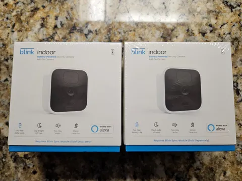 Blink Indoor Battery-Powered Add-on Security Cameras 1080p Sealed - Set of 2