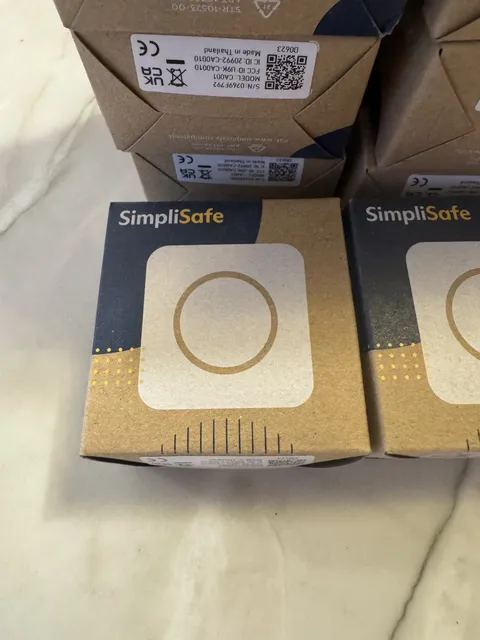 2-SimpliSafe Wireless Motion Sensor CA001 Home Security Alarm New Open Box White