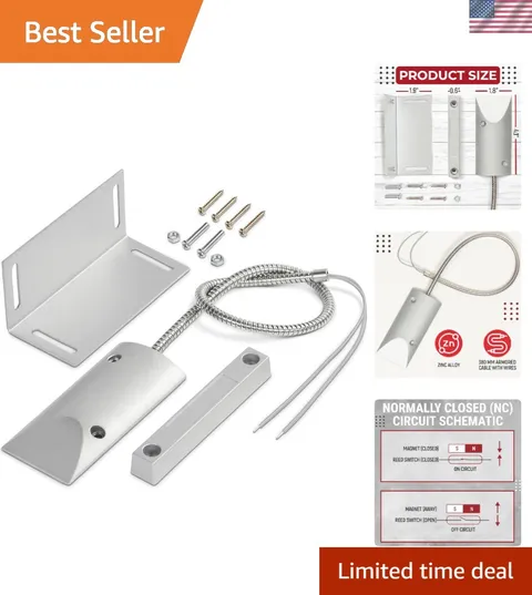 5cm Sensing Distance Magnetic Contact Sensor for Security Systems - NC Switch