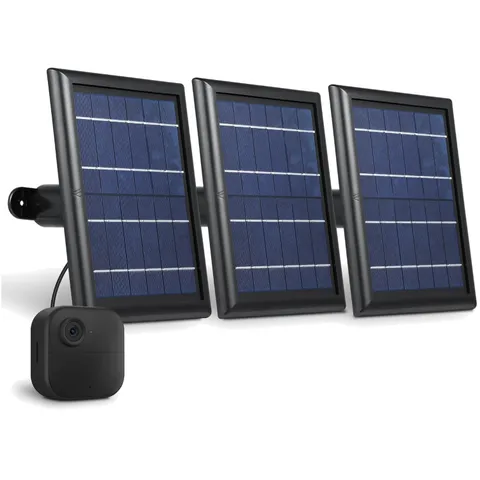 Solar Panel with Internal Battery for Blink Cameras