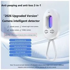 2-in-1 Anti Candid Camera Detector Anti-Lost Smart Tag Hidden Camera Scanner