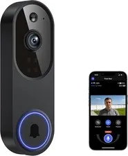 Guggre Wireless Video Doorbell Camera 1080P HD Smart Security Night Vision 2.4GH